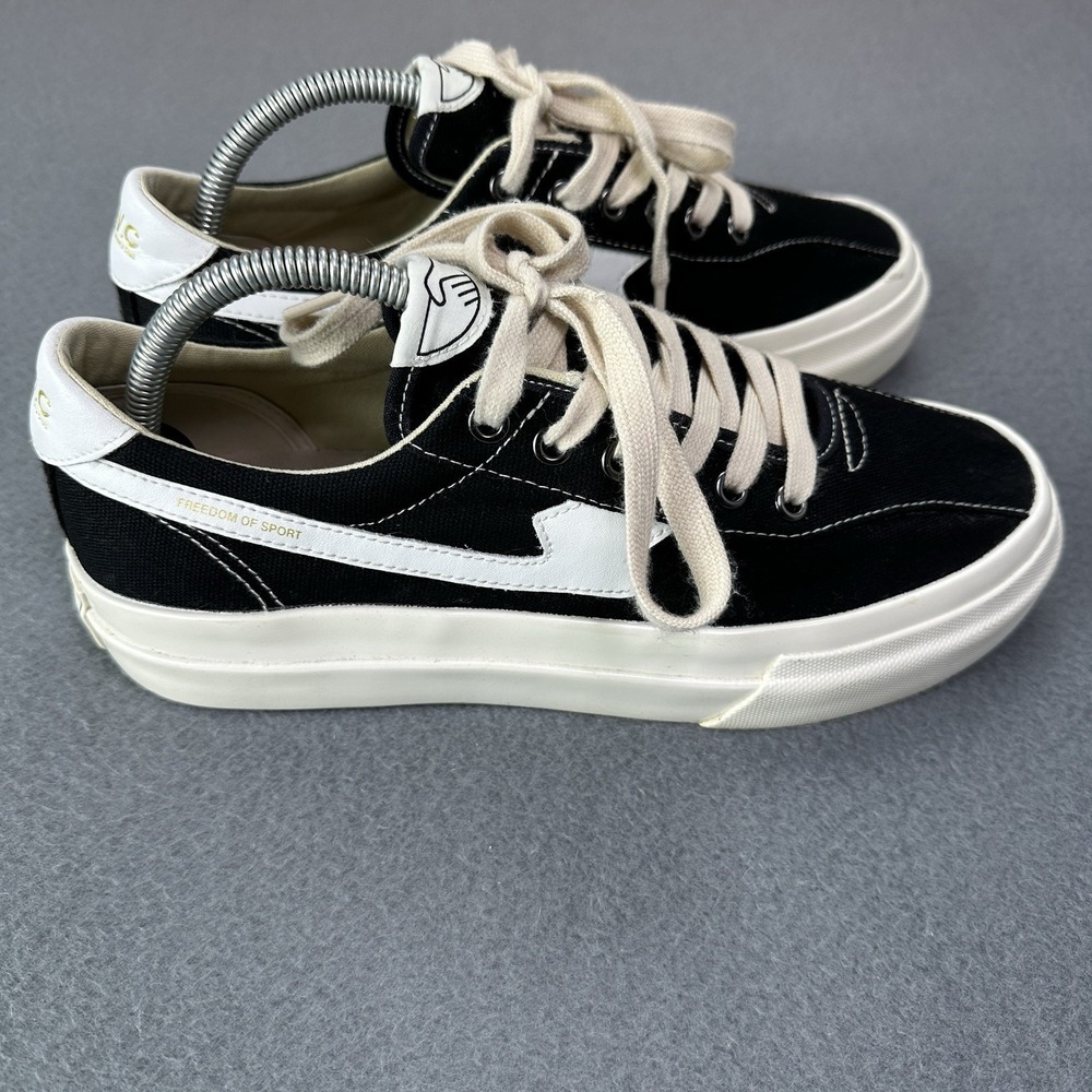 Stepney Workers Club Dellow S-Strike Canvas Sneaker Black/White Men's Size 41